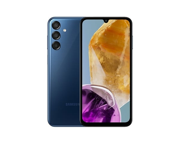 Samsung Galaxy M15 16,5 cm (6.5") Hybrid Dual SIM 5G USB Type-C 4 GB 128 GB 6000 mAh Blå Samsung Galaxy M15 16,5 cm (6.5") Hybrid Dual SIM 5G USB Type-C 4 GB 128 GB 6000 mAh Blå