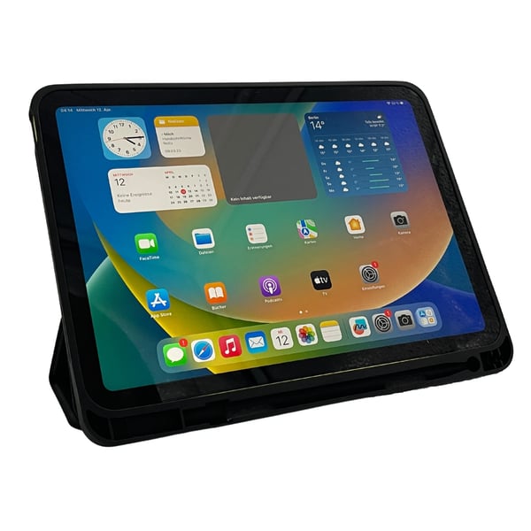 DEQSTER 40-1013775 tablet etui 27,7 cm (10.9") Folie Sort