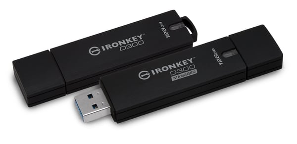 Kingston Technology IronKey D300 USB-muisti 4 GB USB A-tyyppi 3.2 Gen 1 (3.1 Gen 1) Musta