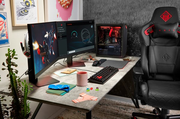 HP OMEN X 27 computerskærm 68,6 cm (27") 2560 x 1440 pixel Quad HD LED Sort