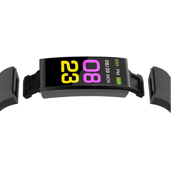 Celly TRAINERTHERMOBK Äly- ja urheilukello 2,44 cm (0.96") LCD Digitaalinen Musta