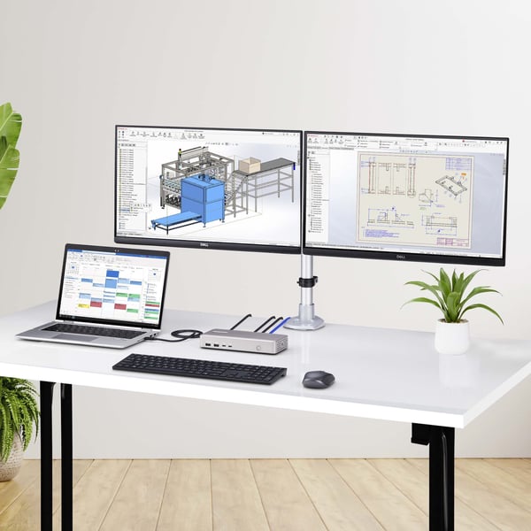 StarTech.com USB4 Dockingstation, USB-C 40Gbps, Dobbelt Video HDMI, Op til 2x 4K 60Hz 4:4:4 (RGB)