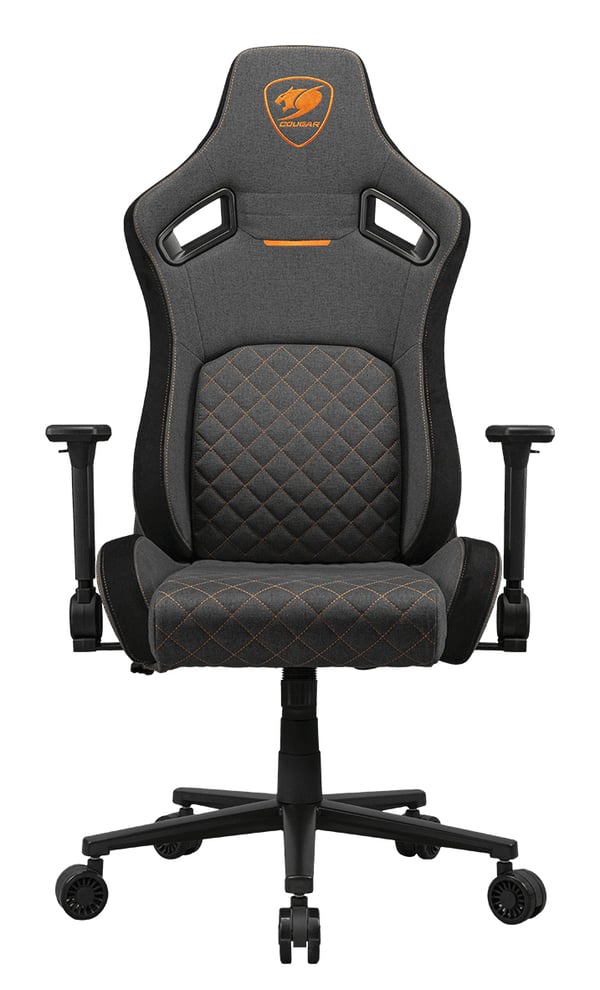 COUGAR CGR-DFF-GRB PC gamingstol Polstret vatteret sæde Sort, Guld