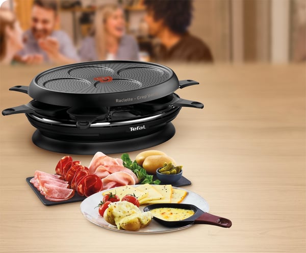 Tefal Store'Inn RE320812 raclettegrill 8 personer 1050 W Svart