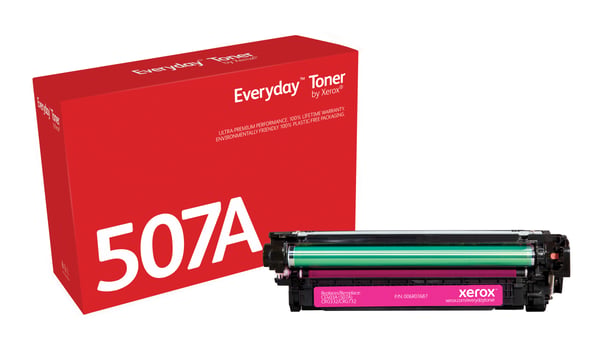Everyday™ Magenta Toner by Xerox compatible with HP 507A (CE403A), Standard capacity Everyday™ Magenta Toner by Xerox compatible with HP 507A (CE403A), Standard capacity