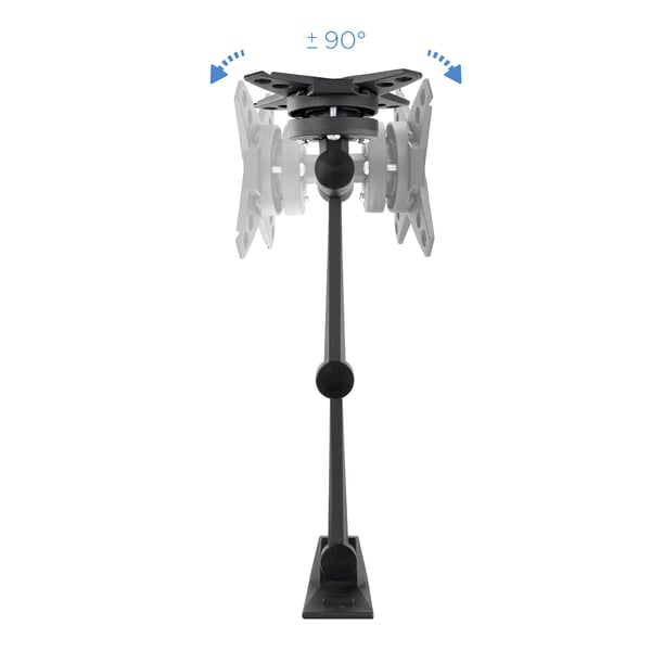 TooQ LP2323TN-B TV-kiinnike 58,4 cm (23") Musta