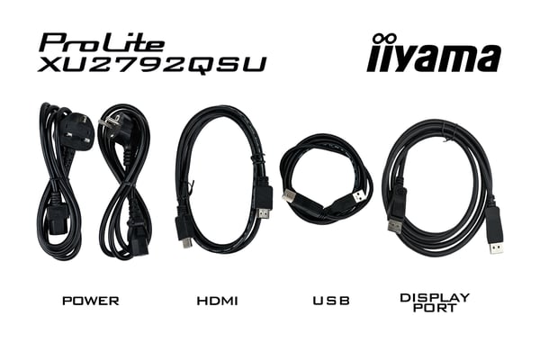 iiyama ProLite platta pc-skärmar 68,6 cm (27") 2560 x 1440 pixlar Quad HD LED Svart