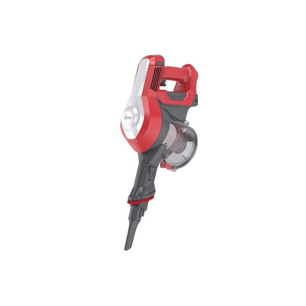 Hoover HF122RH 011 Stick vakuum Batteri Dry Stof Poseløs 0,9 L 170 W Rød, Sølv