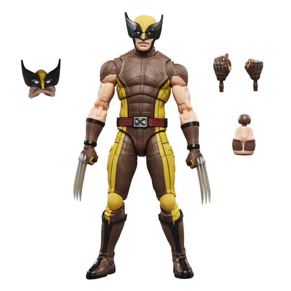 Marvel Avengers Marvel Legends Series Wolverine (brun dräkt)