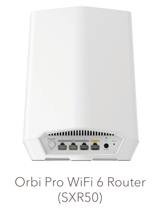 NETGEAR SXR50 Tri-band (2,4 GHz / 5 GHz / 5 GHz) Wi-Fi 6 (802.11ax) Hvid 4 Intern