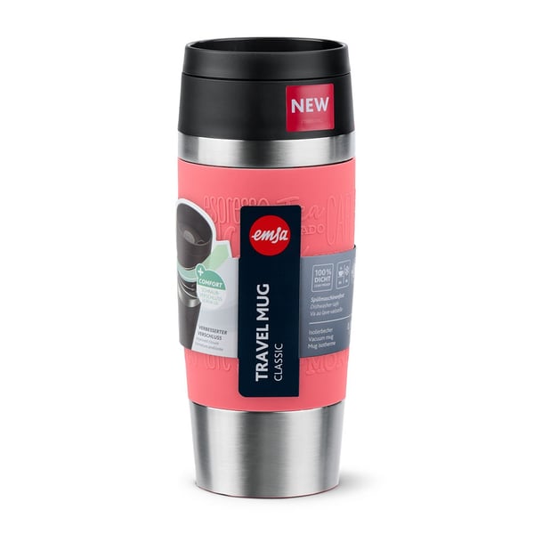 EMSA Travel Mug Classic 36 ml Koralli, Ruostumaton teräs