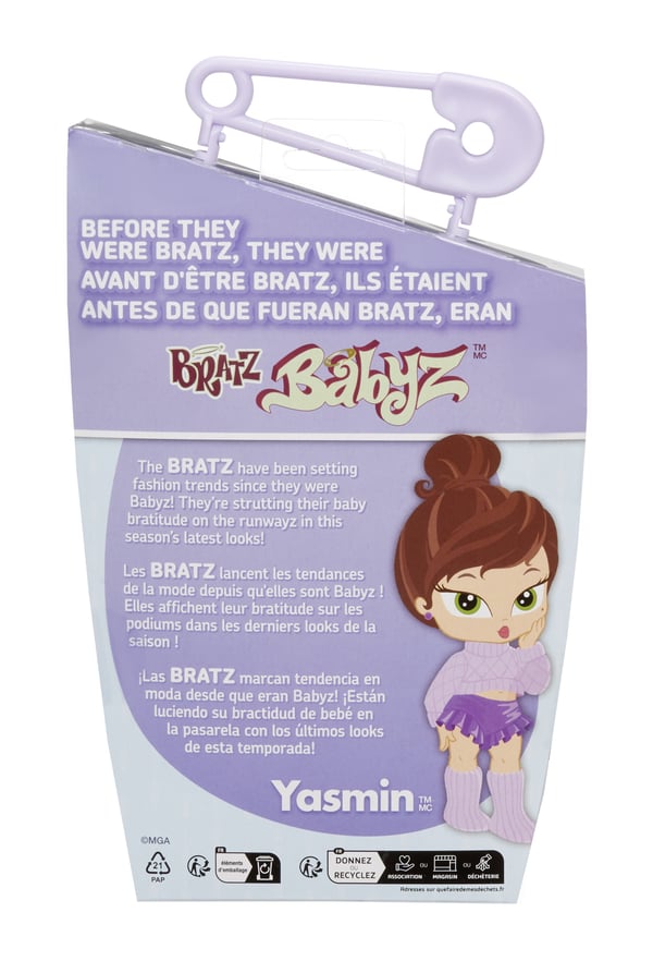 Bratz Babyz Runwayz Doll- Yasmin