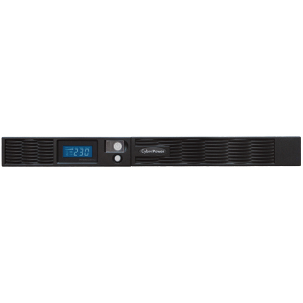 CyberPower PR750ELCDRT1U UPS-enhed Interaktivt indgangsstik 0,75 kVA 500 W 6 AC stikkontakt(er)