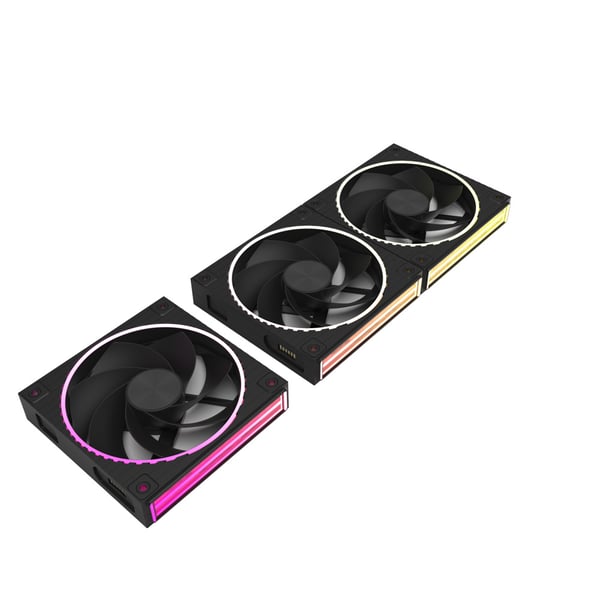Zalman ZM-DF120R A3 Bundkort Ventilator 12,4 cm Sort 1 stk