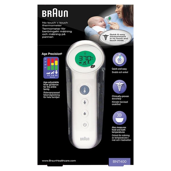 Braun BNT400 Fjernføler Hvid Pande