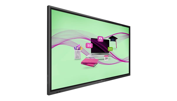 Philips Signage Solutions E-Line Digital fladpaneldisplay 165,1 cm (65") ADS Wi-Fi 350 cd/m² 4K Ultra HD Sort Berøringsskærm Indbygget processer Android 10