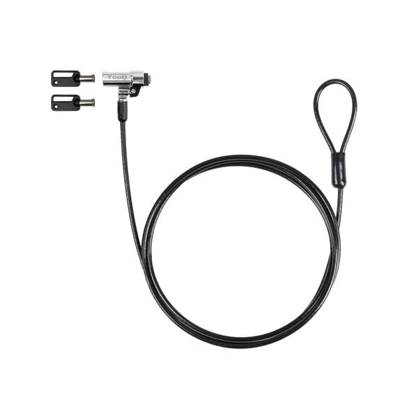 TooQ TQCLKC0045-G kabellås Grå 1,5 m