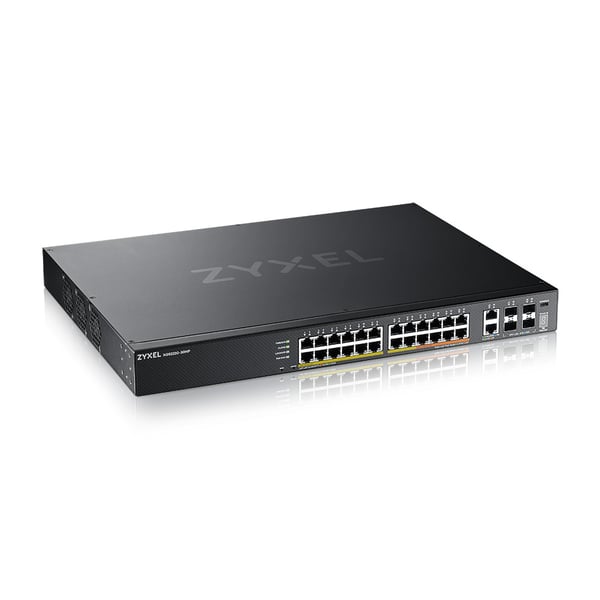 Zyxel XGS2220-30HP Hallittu L3 Gigabit Ethernet (10/100/1000) Power over Ethernet -tuki Musta