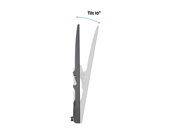 Multibrackets 4012 tv-beslag 165,1 cm (65") Sort