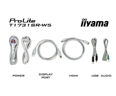 iiyama T1731SR-W5 POS-skærme 43,2 cm (17") 1280 x 1024 pixel Berøringsskærm