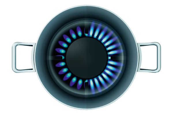 Beko HIML 95225 SXE Rostfritt stål Inbyggd 90 cm Gas 5 zone(s)