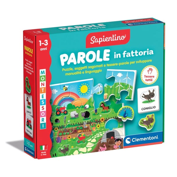 Clementoni Sapientino Montessori - Parole In Fattoria
