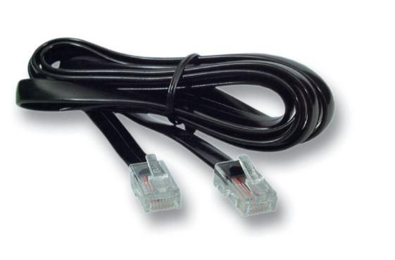 Microconnect MPK430S telefonkabel 3 m Sort