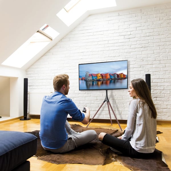 Techly ICA-TR18SAM TV-kiinnike 165,1 cm (65") Saksanpähkinä