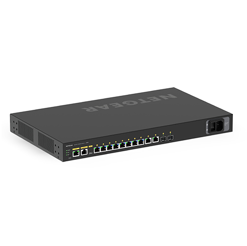 NETGEAR GSM4212UX Administreret L2/L3 Gigabit Ethernet (10/100/1000) Strøm over Ethernet (PoE) 1U Sort
