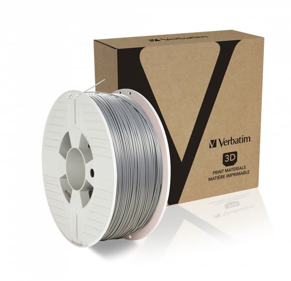 Verbatim 55319 3D print materiale Polymælkesyre (PLA) Sølv 1 kg