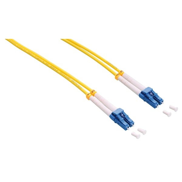 LogiLink LC/LC, 1 m InfiniBand- ja kuituoptiikkakaapeli Keltainen