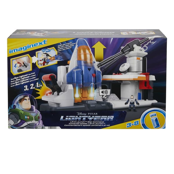 Fisher-Price Imaginext Disney and Pixar Lightyear Lift & Launch Star Command