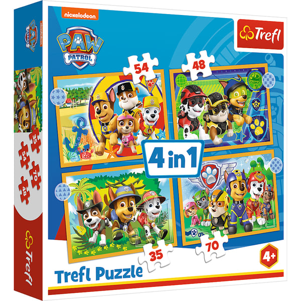 Trefl Holiday Paw Patrol Puslespil 35 stk Tegnefilm
