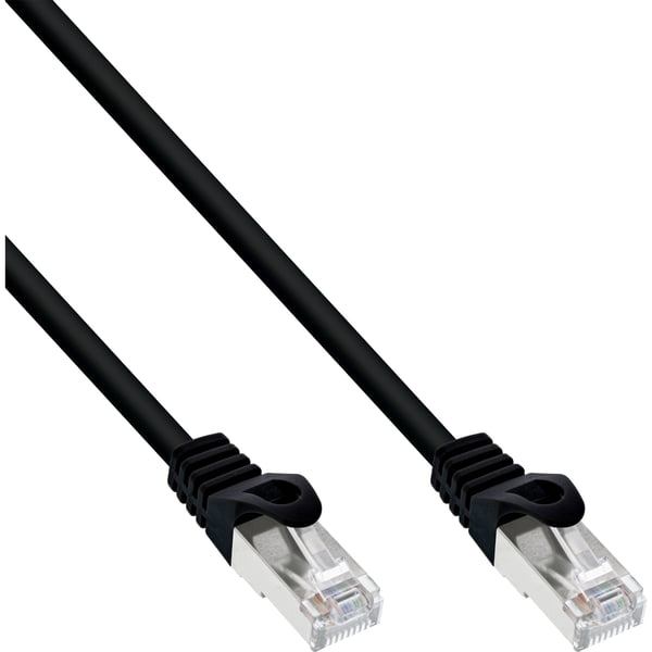InLine B-72502S netværkskabel Sort 2 m Cat5e SF/UTP (S-FTP) Rund
