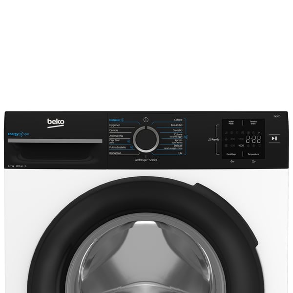 Beko b300 BMWSEP7126EB vaskemaskine Front-læsning 7 kg 1200 rpm Hvid
