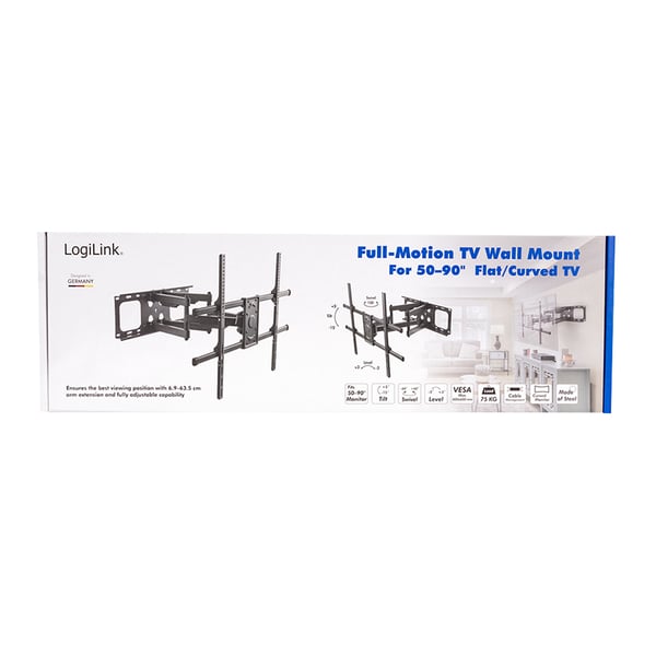 LogiLink BP0151 tv-fäste 2,29 m (90") Svart