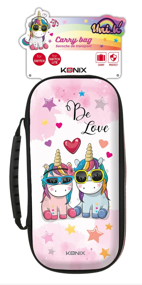 Konix Unik Be Love Hårdt etui Nintendo Flerfarvet