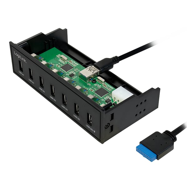 LogiLink UA0342 kortläsare Intern Svart