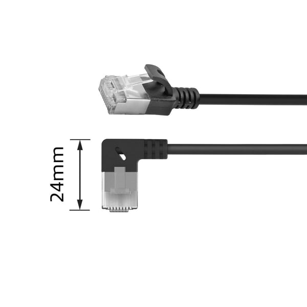 ACT DA2902 netværkskabel Sort 2 m Cat6a U/FTP (STP)