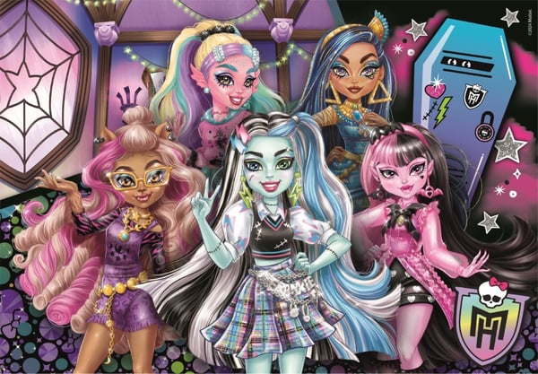 Monster High puslespil 104 brikker