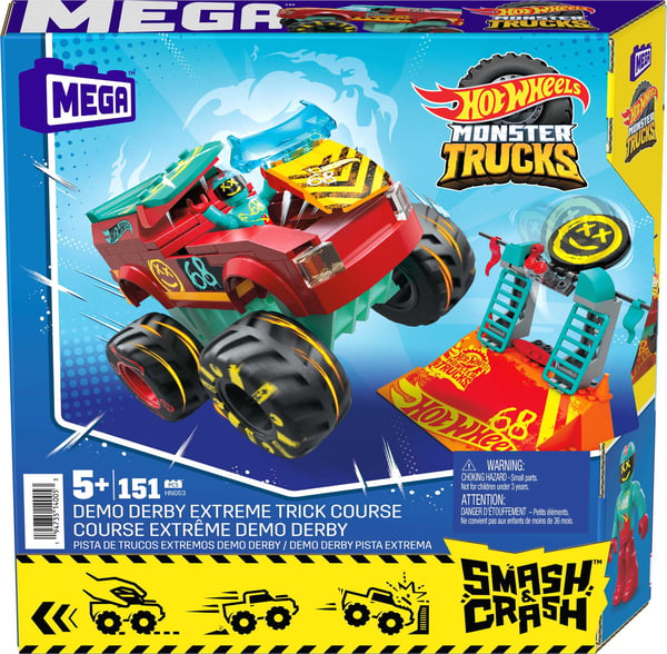 MEGA Hot Wheels Smash 'n Crash demoderby ekstrem stuntbane