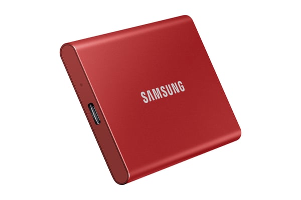 Samsung Portable SSD T7 500 GB USB Type-C 3.2 Gen 2 (3.1 Gen 2) Punainen