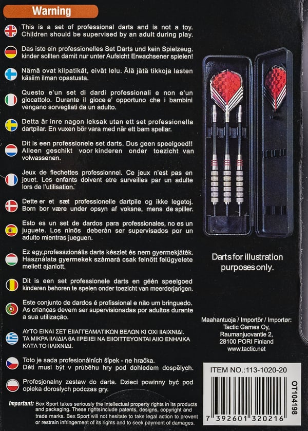 Bex Sport 113-1020-20 dartpilar Spets till dartpil 3 styck