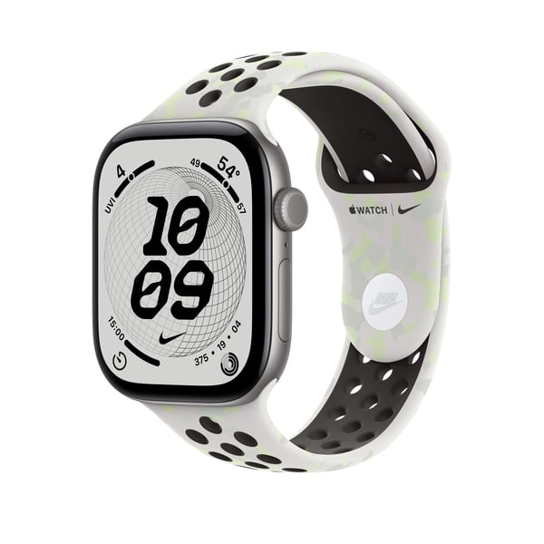 Apple 46 mm Essential White Nike Sport -ranneke - S/M