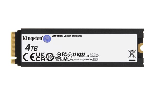 Kingston Technology FURY Renegade 4 TB M.2 PCI Express 4.0 NVMe 3D TLC