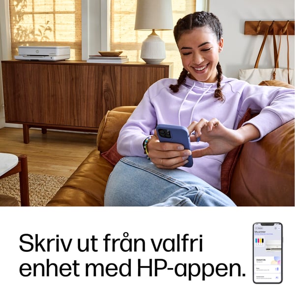 HP ENVY 6122e Trådlöst All-in-One Färg Skrivare, Instant Ink; Fotoutskrift