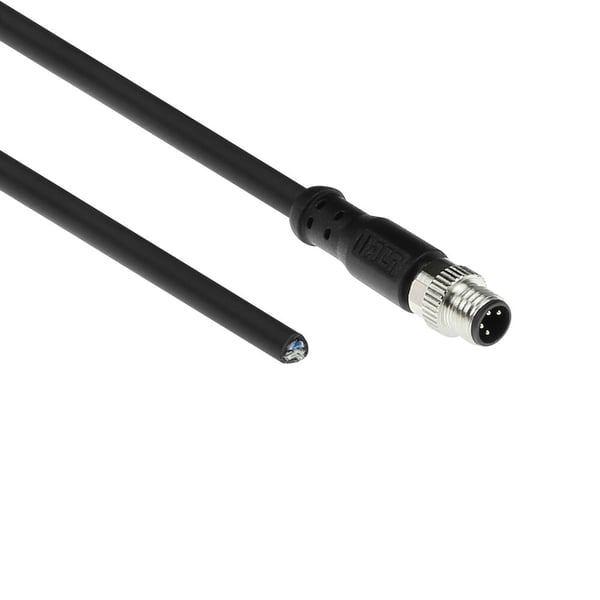 ACT SC3112 sensor- & aktuatorkabel 5 m M8 Nej Sort