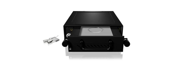 ICY BOX IB-148SSK-B 13,3 cm (5.25") Opbevaring drev bakke Sort