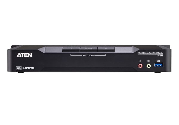 ATEN CM1942 KVM-switchar Svart