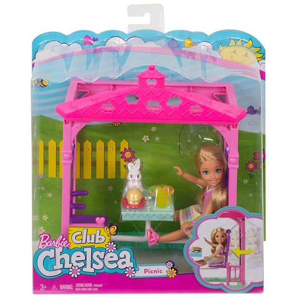 Barbie Club Chelsea Doll and Pet Picnic